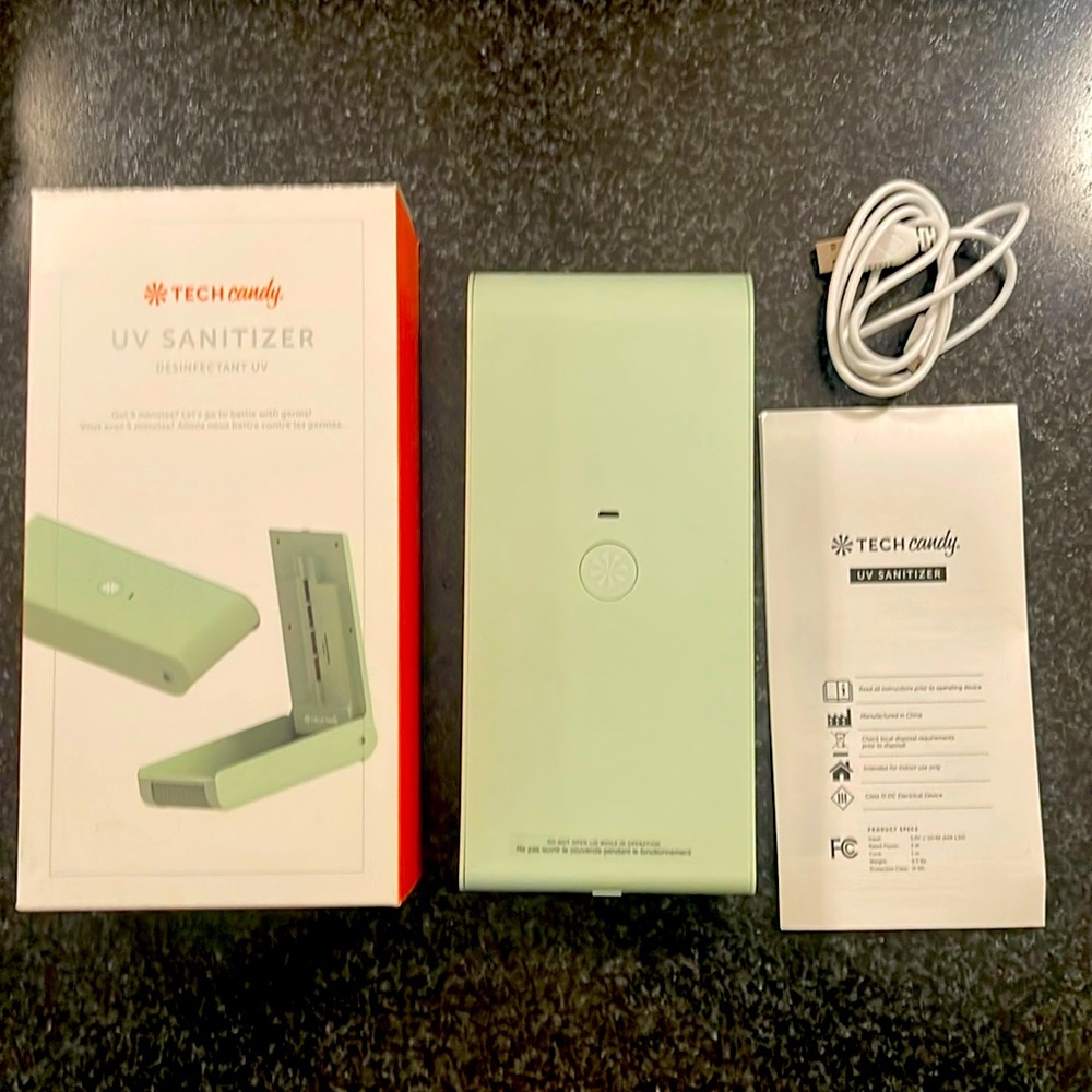 Tech Candy UV Sanitizer for Remotes/CellPhones etc.